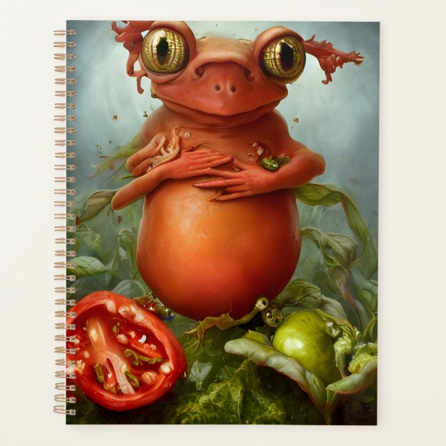 There's A Creature in my Salad Planner (Front)