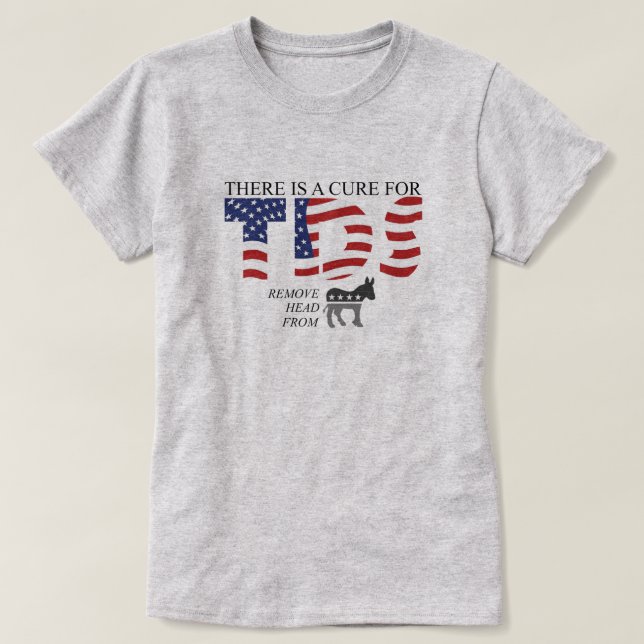 There's a Cure Parody  T-Shirt (Design Front)