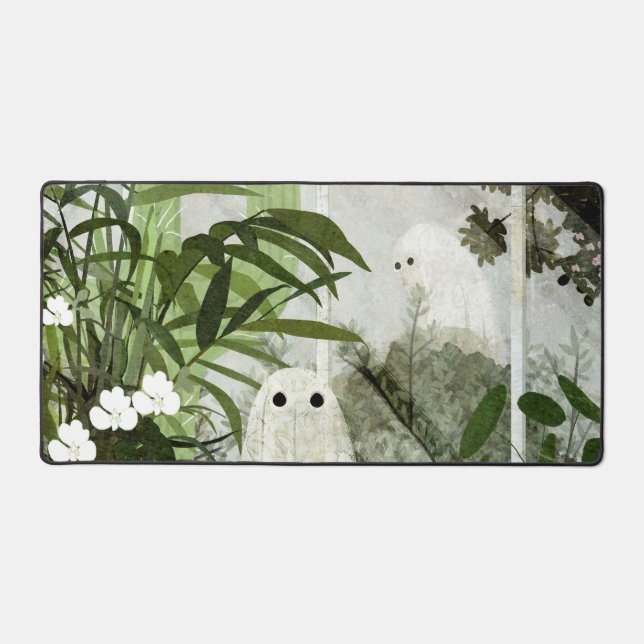 There's A Ghost In The Greenhouse Again... Desk Mat (Front)