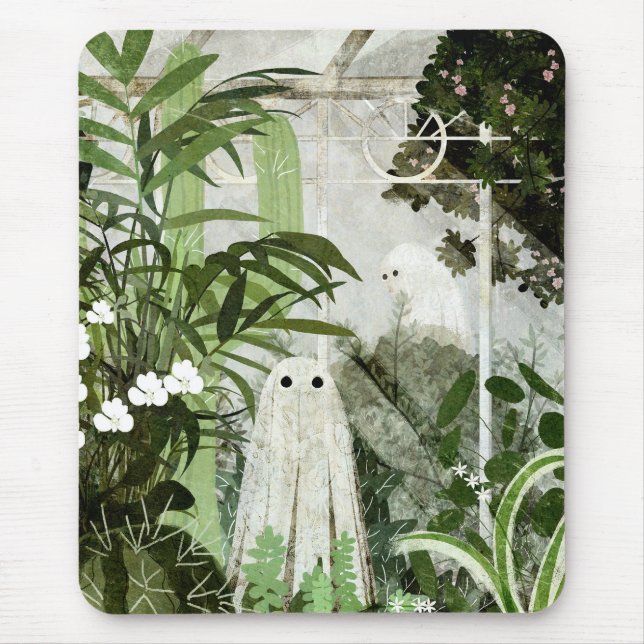There's A Ghost In The Greenhouse Again... Mouse Pad (Front)