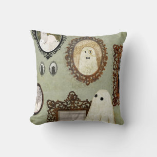 There's A Ghost In The Portrait Gallery Cushion
