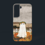 There's A Ghost In The Pumpkin Patch Again Samsung Galaxy Case<br><div class="desc">Walter the pumpkin king prepares for the autumn harvest festival adorned in his crown and pumpkin patch in full autumn colour</div>