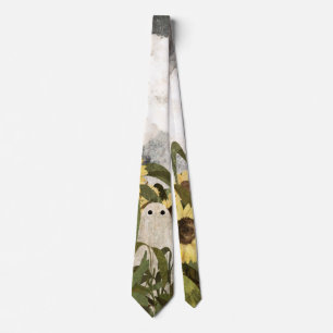 There's a ghost in the sunflower field again... tie
