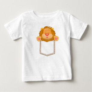 There's a Lion in My Pocket Baby T-Shirt