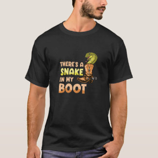 There's A Snake In My Boot Cowgirl Horse Riding Eq T-Shirt