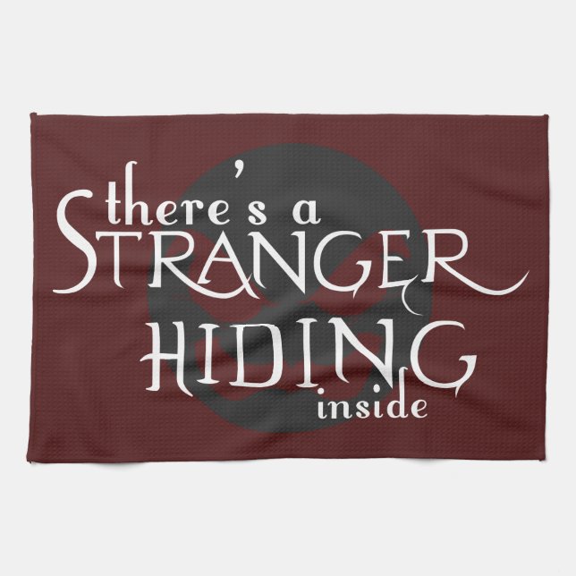 There's A Stranger Tea Towel (Horizontal)