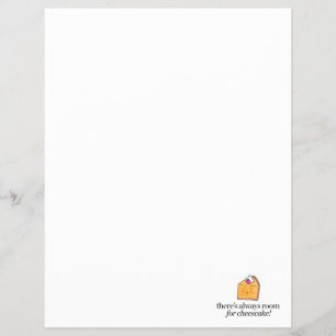 There's Always Room for Cheesecake Flyer