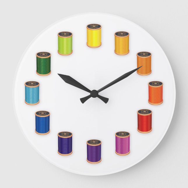 There's always time to sew! large clock (Front)