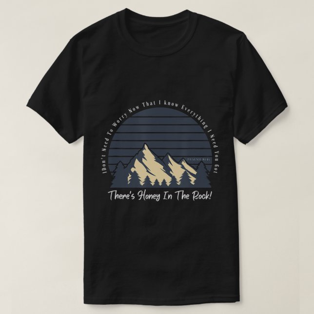 There's Honey In The Rock Christian Shirt Men Wome (Design Front)