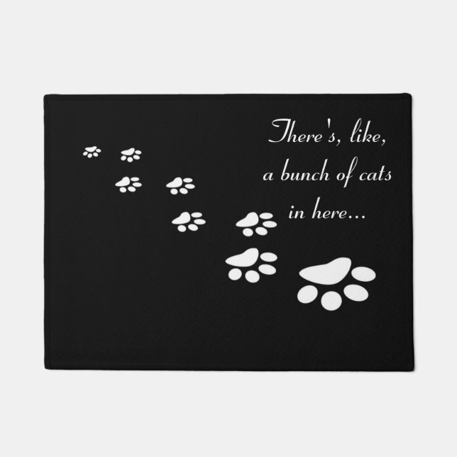 There's, like, a bunch of cats in here... doormat (Front)