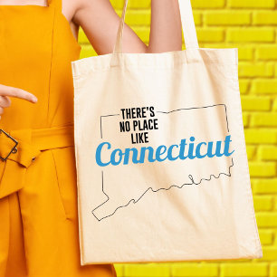 There's No Place Like Connecticut Tote Bag Gift