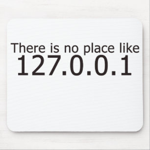 Theres no place like home ip address mouse pad