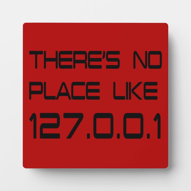 There's No Place Like Home Plaque (Front)