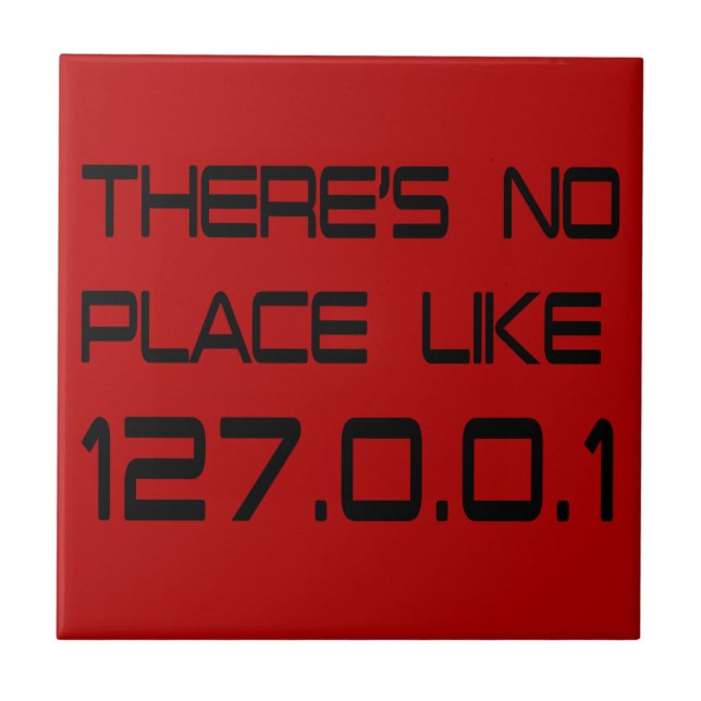 There's No Place Like Home Tile (Front)