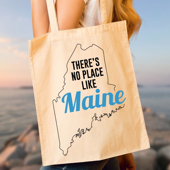 There's No Place Like Maine, Tote Bag, Mum Gift (Creator Uploaded)