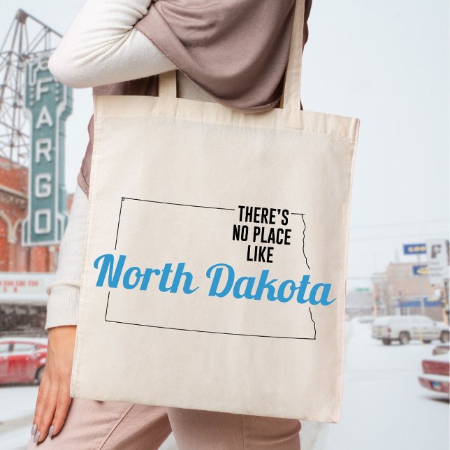 There's No Place Like North Dakota Tote Bag (Creator Uploaded)