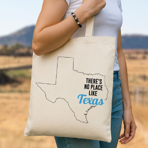 There's No Place Like Texas Tote Bag, Mom Gift Bag