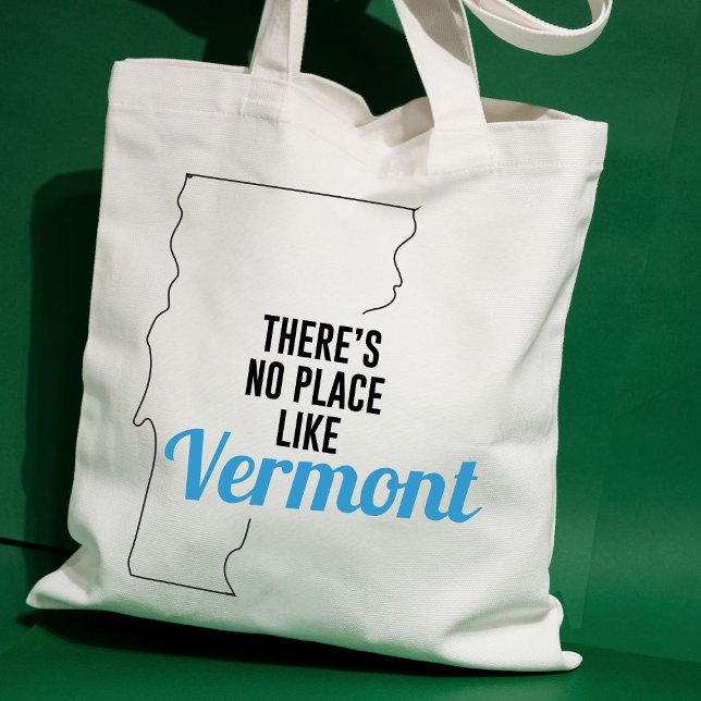 There's No Place Like Vermont, Tote Bag, Mum Gift Bag (Creator Uploaded)