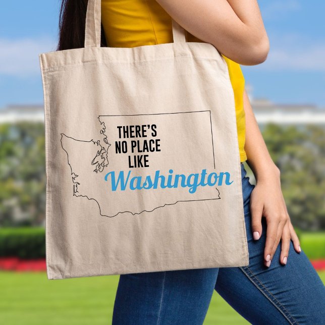 There's No Place Like Washington Tote Bag (Creator Uploaded)
