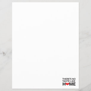 There's No Taste Like Home Flyer