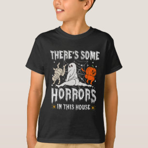 There's Some Horrors In This House Ghost Pumpkin H T-Shirt