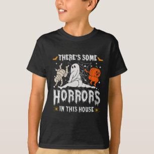 There's Some Horrors In This House Ghost Pumpkin H T-Shirt