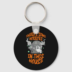 There's Some Horrors In This House Halloween - Dan Key Ring