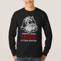 There's Some Hos In This House Retro Santa Claus C