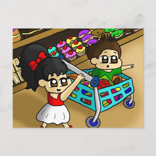 Theres the cake!!! postcard (Front)