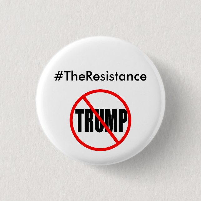 #TheResistance 3 Cm Round Badge (Front)
