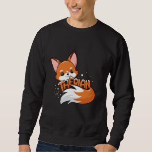 Therian Fox Furry Tail Proud Fox Kawaii Alter Kin Sweatshirt