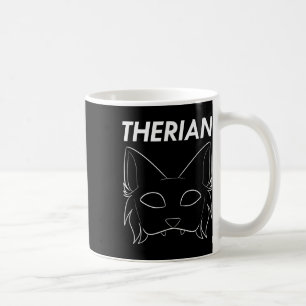 Therian Furry Animal Mask Wolf Cat Dog Coffee Mug