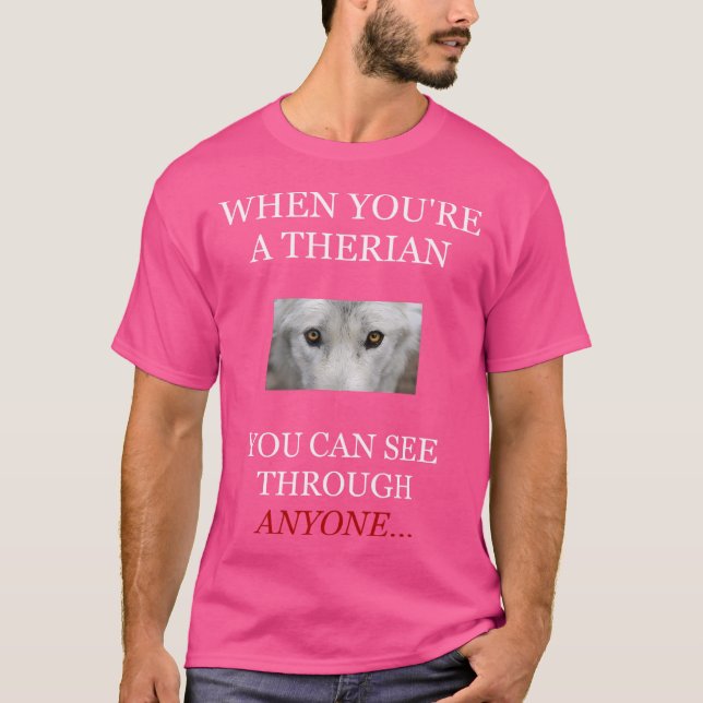 Therian Wolf Eyes T-Shirt (Front)