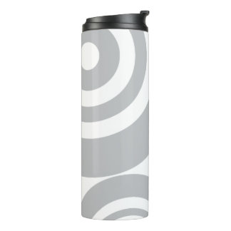 Thermal bottle with gray disks
