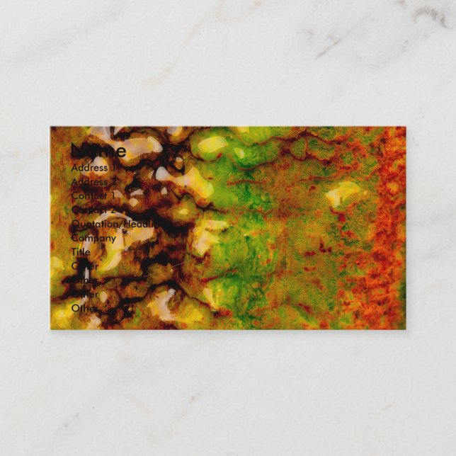 Thermal ecosystem business card (Front)