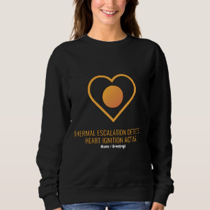 Thermal Escalation Detected Heart Ignition Active Sweatshirt
