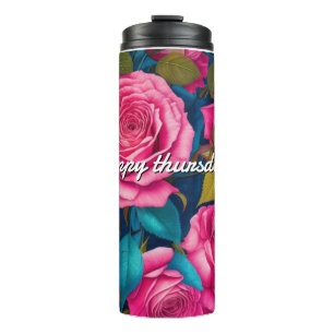 thermal glass tumbler