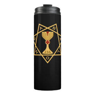Thermal Mug Star of Babalon Gold Logo 