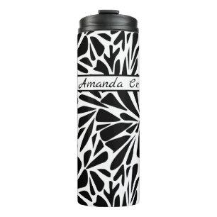 Thermal Tumbler Abstract modern seamless monochrom