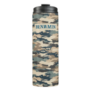 Thermal Tumbler Military Camouflage Pattern