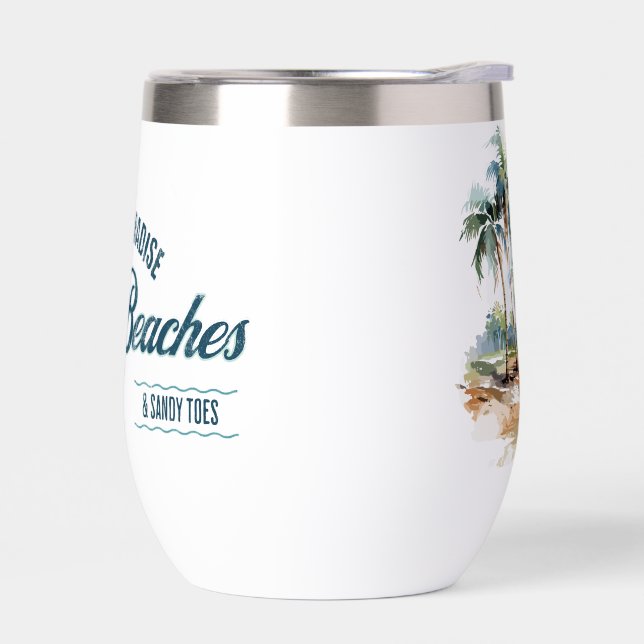 Thermal Tumbler - Sandy Beaches Collection (Left)