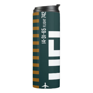 Thermal Tumbler – Travel Tag Inspired Design