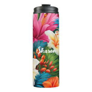 Thermal Tumbler/tropicalflowers Tumbler