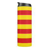 Thermal Tumbler with flag of Catalonia