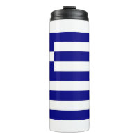 Thermal Tumbler with flag of Greece