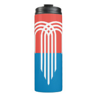 Thermal Tumbler with flag of Kansas City