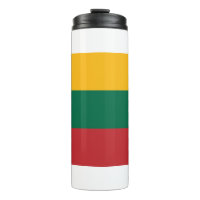 Thermal Tumbler with flag of Lithuania