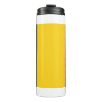 Thermal Tumbler with flag of Romania
