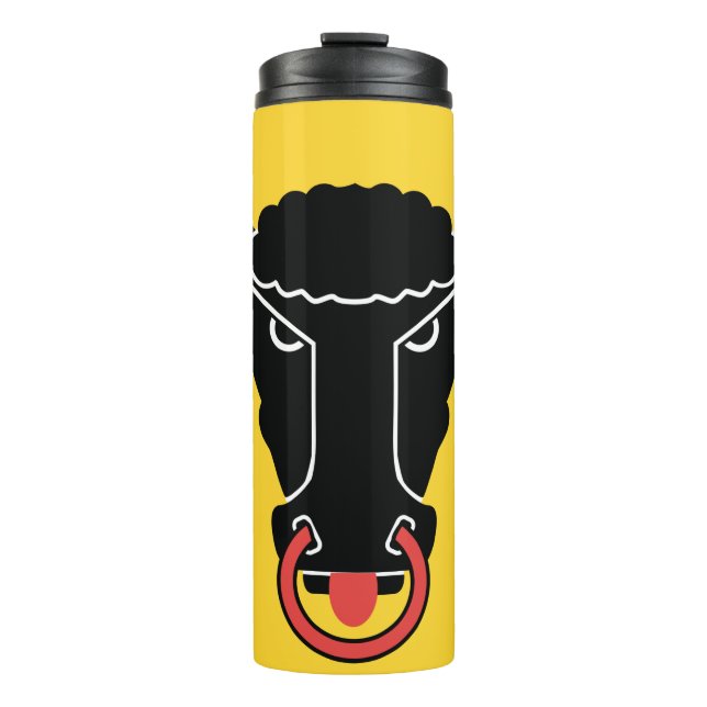 Thermal Tumbler with flag of Uri, Switzerland (Front)