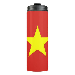 Thermal Tumbler with flag of Vietnam